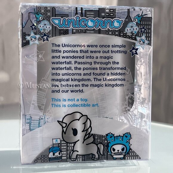 Tokidoki Chicago Silver Chrome Millenia Bean Unicorno Exclusive C2E2 2020 New - Picture 3 of 4